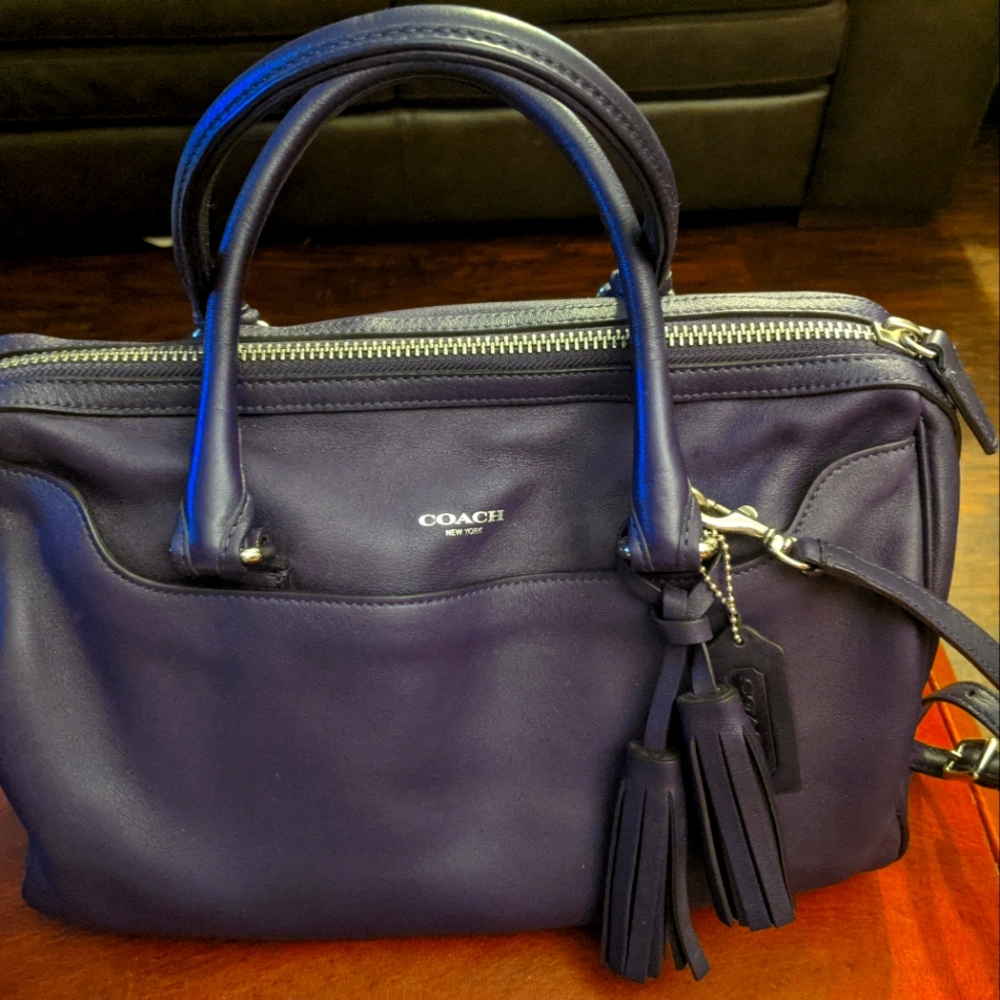 Coach Rich Royal Purple Hand/Shoulder Bag